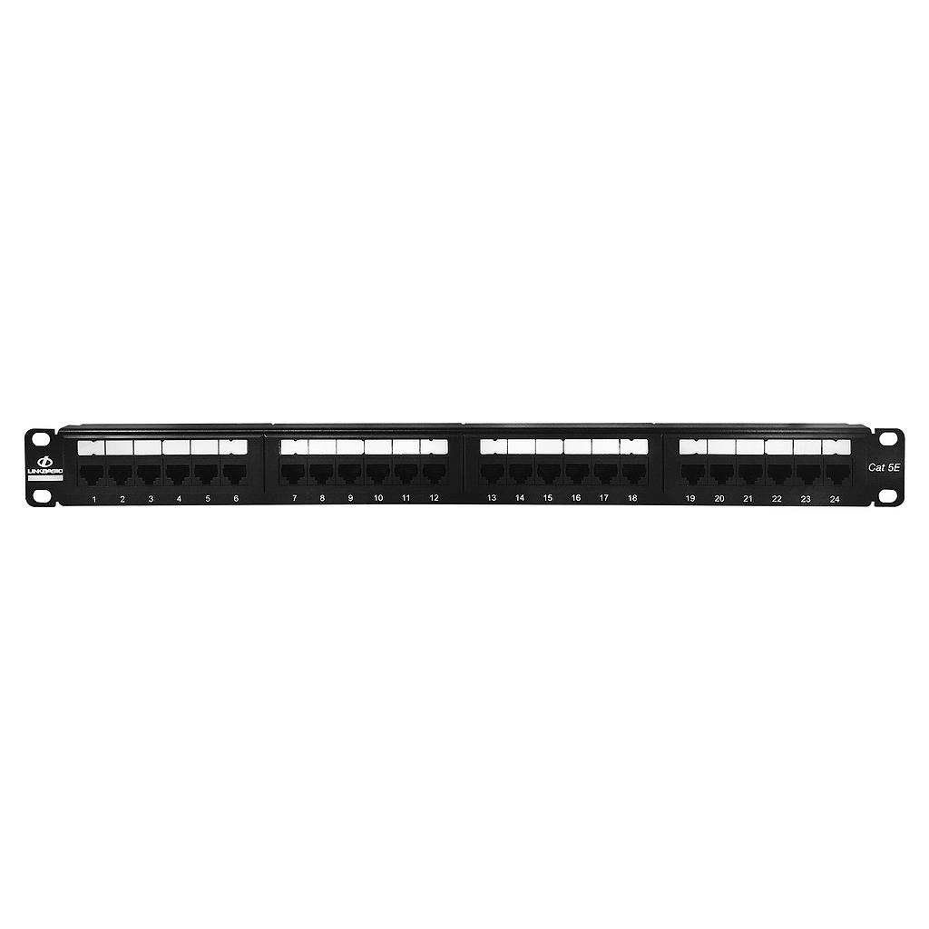 Patch panel de 24 puertos Cat 5E  PND24-UC5E